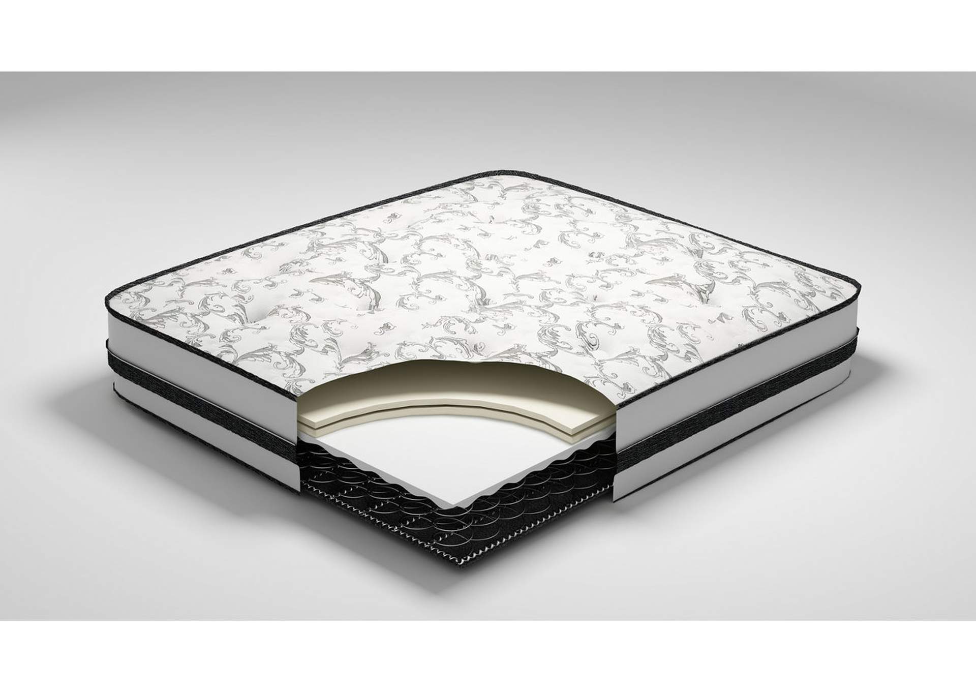 8 Inch Chime Innerspring King Mattress in a Box,Sierra Sleep by Ashley
