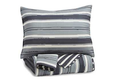 Image for Merlin 3-Piece Full Coverlet Set
