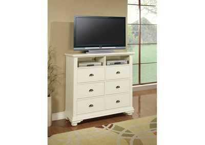 Image for Brook White Media Chest